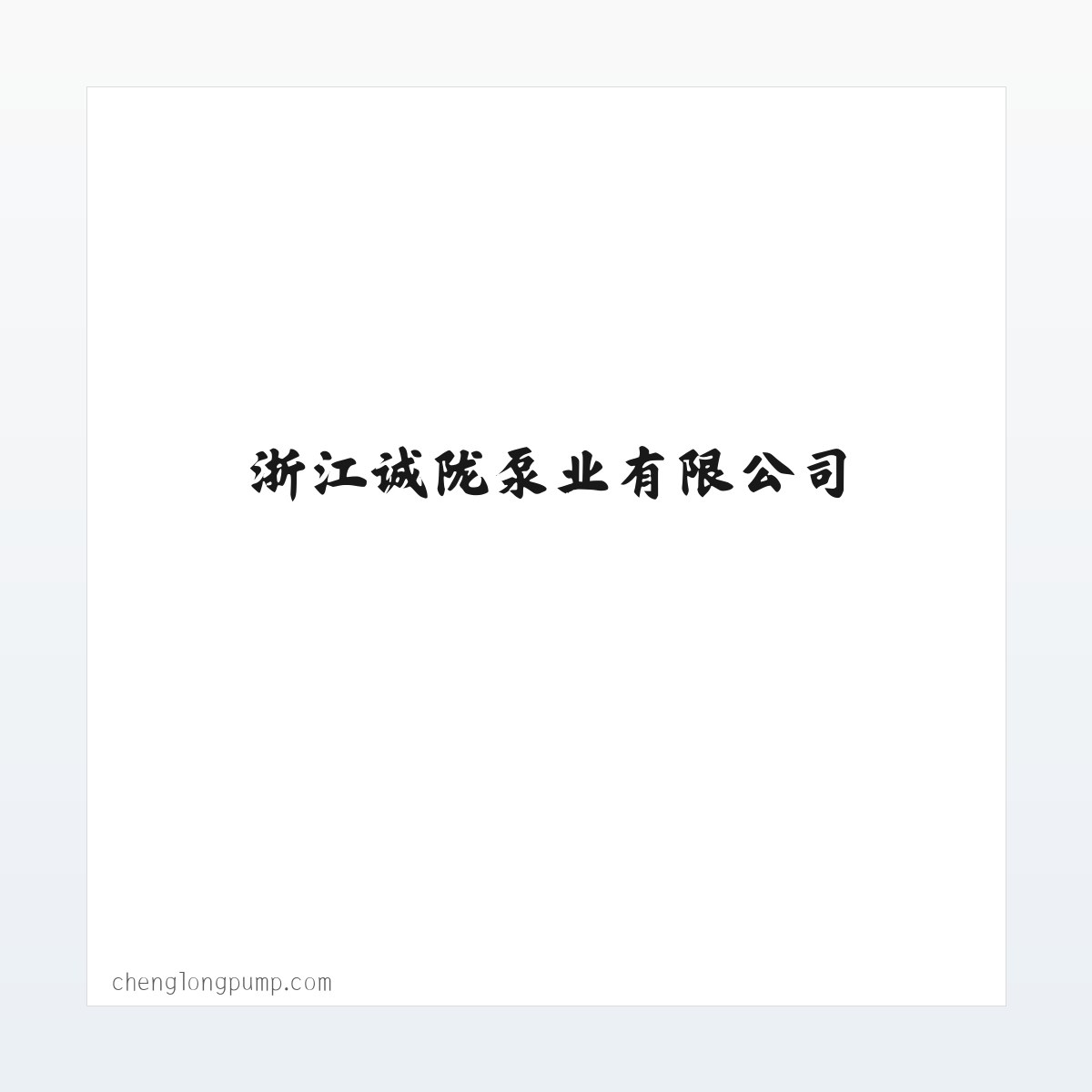 浙江诚陇泵业有限公司_泵及真空设备制造 方图
